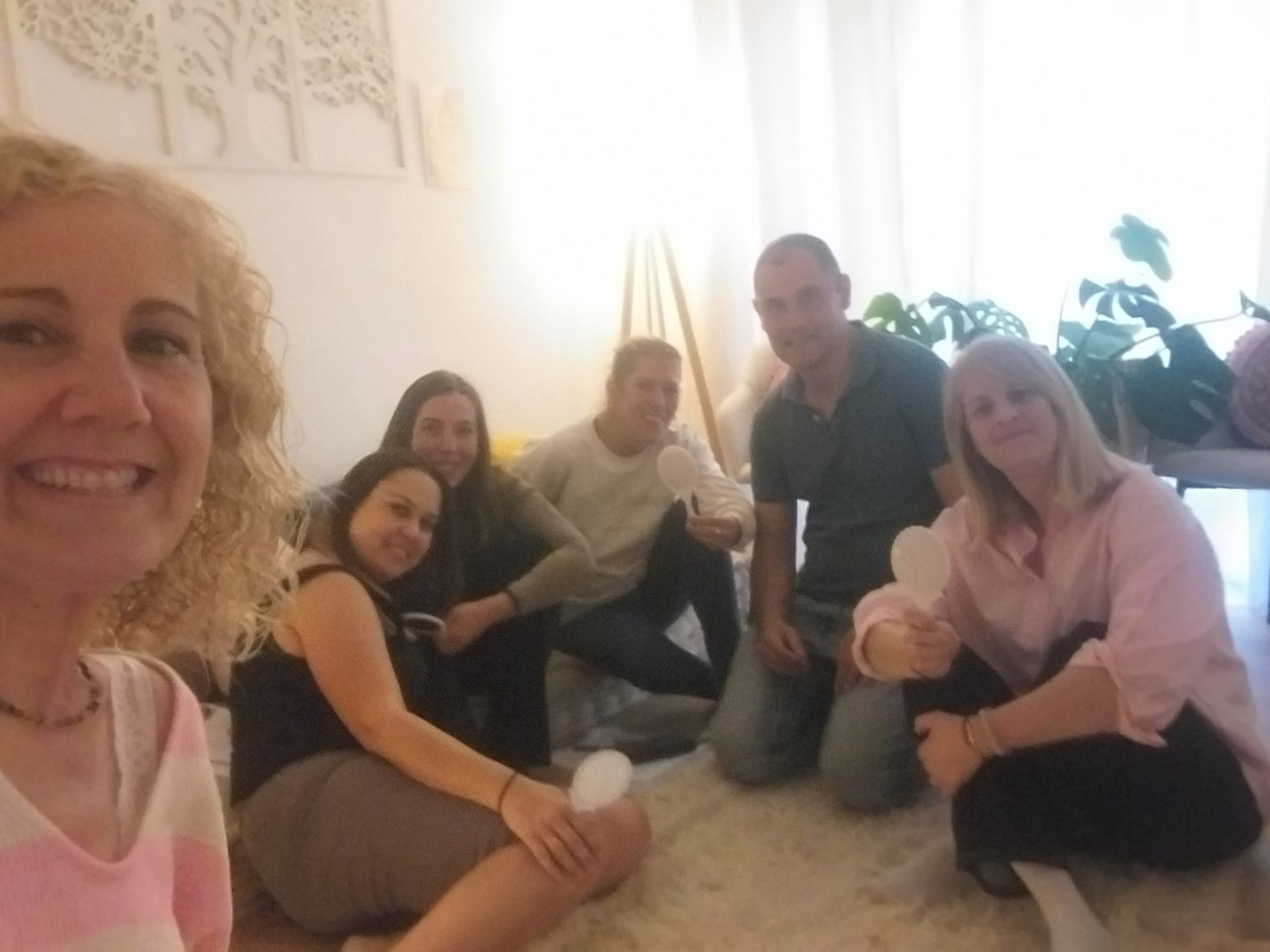 Taller presencial Método LOAL, Jessica con participantes
